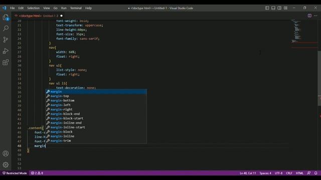 How to create header bar in html & css website template смотреть онлайн