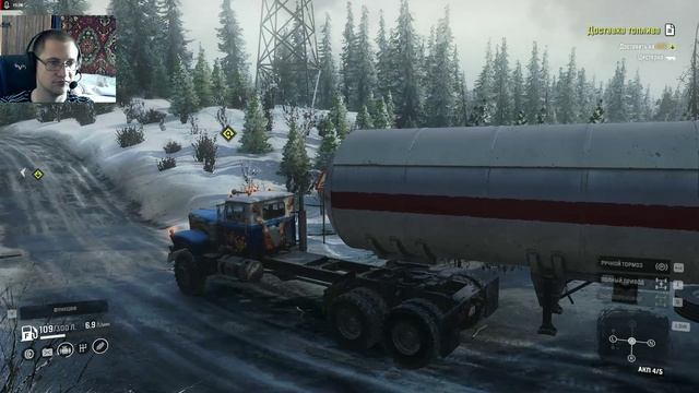 ДОСТАВКА ТОПЛИВО: SnowRunner #91 ПРОХОЖДЕНИЕ АЛЯСКА смотреть онлайн