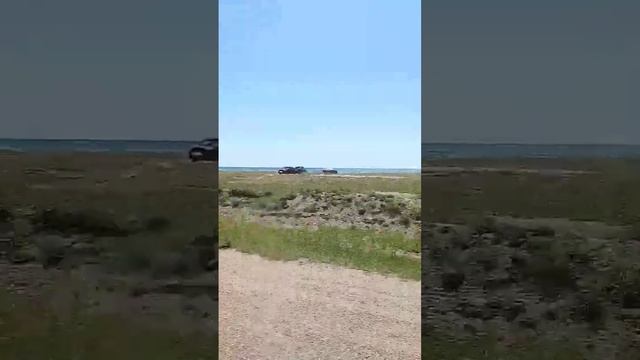 Побережье черного моря, между Евпаторией и Саками. 2 июля 2023г.