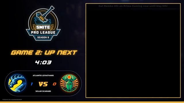 SMITE Pro League Phase 1 Week 3: Atlantis Leviathans vs Solar Scarabs смотреть онлайн
