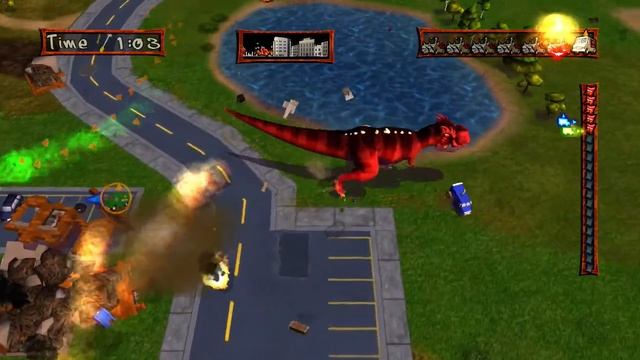 Dash Of Destruction Lets Play #1 T Rex Campaign смотреть онлайн