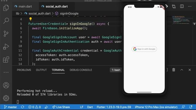 FlutterFire 101: Social Authentication смотреть онлайн