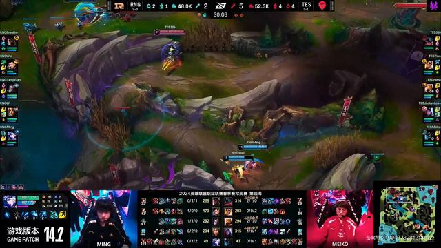 RNG vs TES Highlights Game 1 LPL Spring Split 2024 Royal Never Give Up vs Top Esports by Onivia смотреть онлайн