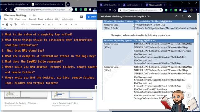 Research Reading: Shellbag Forensics смотреть онлайн
