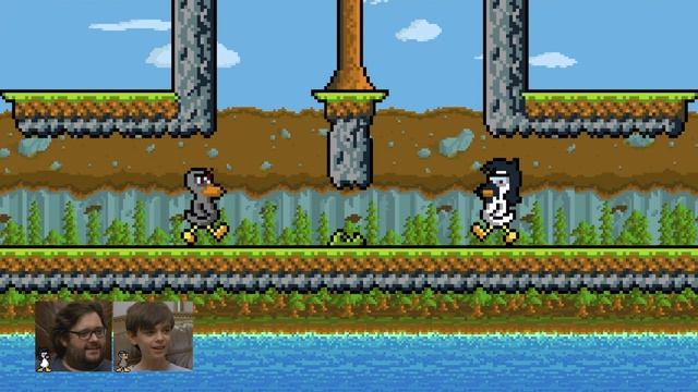Duck Game | Felix Vs. Dad (Round 1) смотреть онлайн