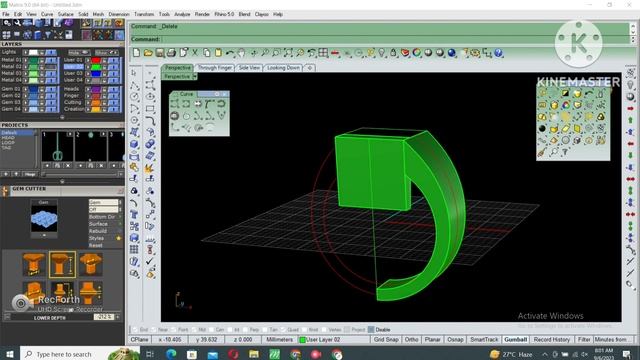#Making Of Men's Ring In Matrix9 #cad #Matrix Design #3d Modeling #Men's Ring Tutorial #Cad Design