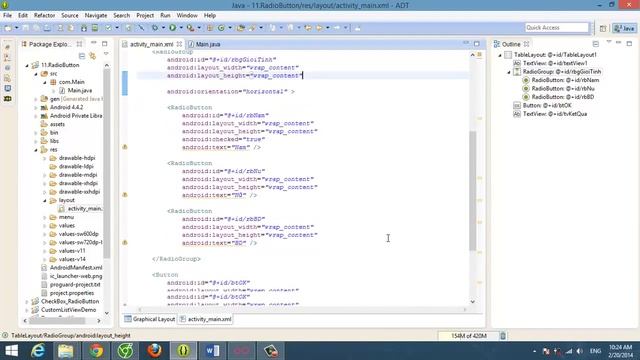 BÀI 5 - Hướng dẫn cách dùng Radio Button trong android [ Dễ Hiểu Nhất ] смотреть онлайн