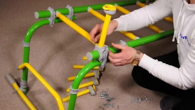 Монтаж шведской стенки. Пристенной. Детский спортивный комплекс ROMANA смотреть онлайн