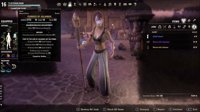 (Outdated) Maelstrom Arena Magicka Nightblade Setup - Definitive Guide (TESO:TU) смотреть онлайн