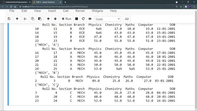 Part 8 - groupby() and merge() function in Pandas | Pandas Complete Tutorial смотреть онлайн