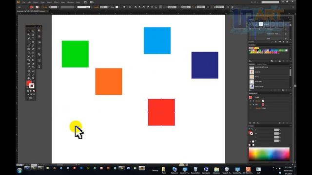 Selection Tool - Adobe Illustrator CS6 Tutorials 2014 urartstudio.com смотреть онлайн