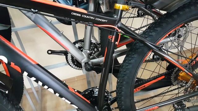 Black Aqua Cross 2992+ matt D полуфэт велосипед видео обзор. смотреть онлайн