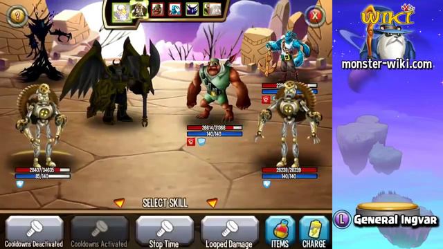 General Ingvar - Stats & Combat - Monster Legends смотреть онлайн