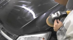 Правильная полировка авто. Чёрный цвет.
