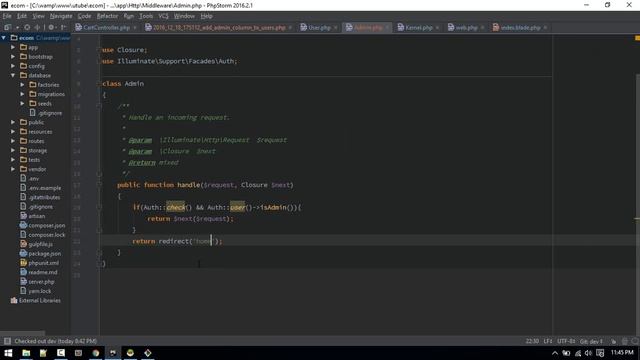 Designing User-Admin Authentication: E-commerce website in Laravel #8 смотреть онлайн