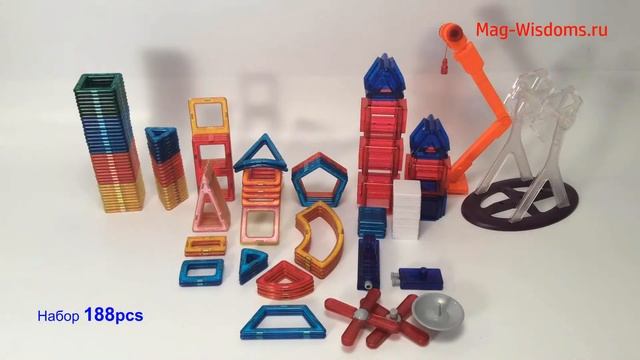 Обзор набора Mag-Wisdom 188pcs смотреть онлайн