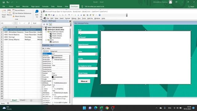 Excel VBA - Dərs 19.1 - Listbox смотреть онлайн