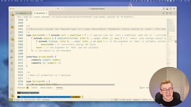 TypeScript / Урок 25/3. Awaited смотреть онлайн