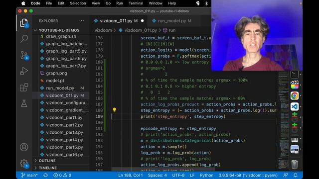 ViZDoom 17: How much entropy regularization? смотреть онлайн