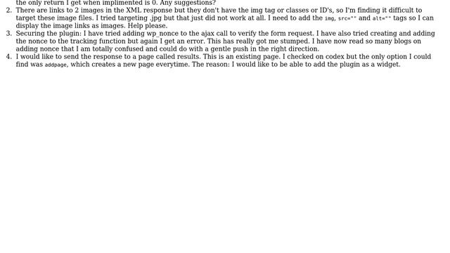 Wordpress: WP http XML response HTML encoding and image display problems смотреть онлайн