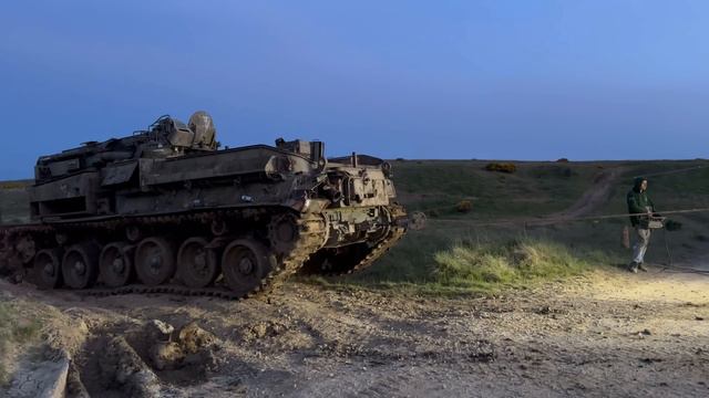 Recovering Chieftain ARRV Left Abandoned