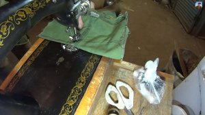 Магнитная направляющая ткани на швейной машинке .