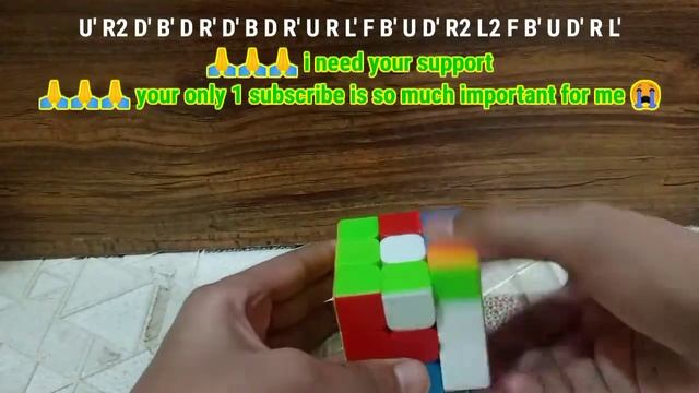 Top 1 Rubik's cube pattern / how to make rainbow pattern on Rubik's cube #rainbow pattern смотреть онлайн