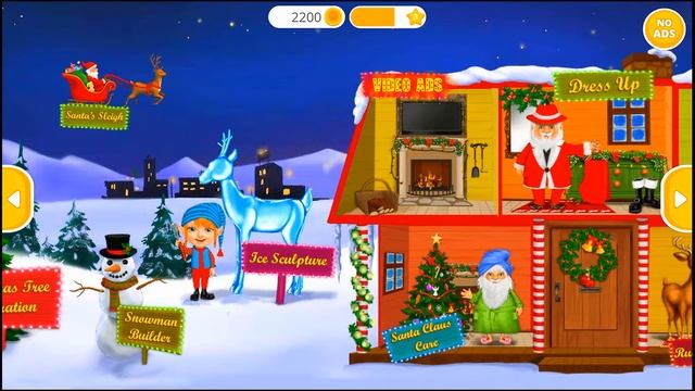 ??Новогодняя игра на телефон/Christmas fun 2❄️❄️❄️ смотреть онлайн