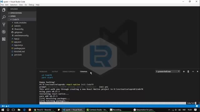 React Native - How Install and Run Emulator смотреть онлайн