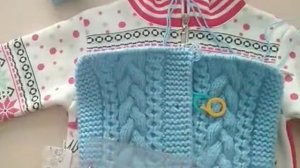 Детская кофточка спицами. Реглан снизу - проще простого!!!