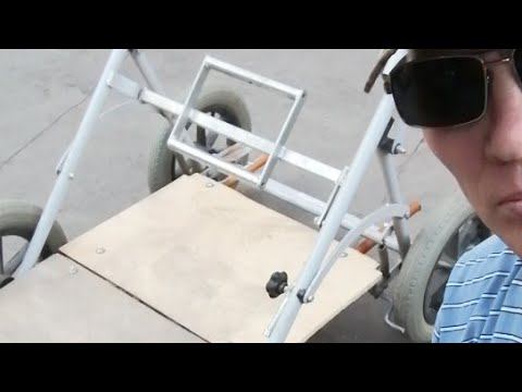 Это самая лучшая и удобная тележка, что я видел в своей жизни. Сегодня сделал из Коляски, Тележку. смотреть онлайн