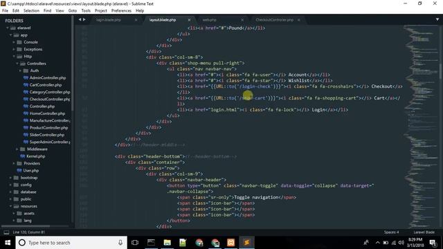 E-commerce project by laravel 5.6 part-34 смотреть онлайн