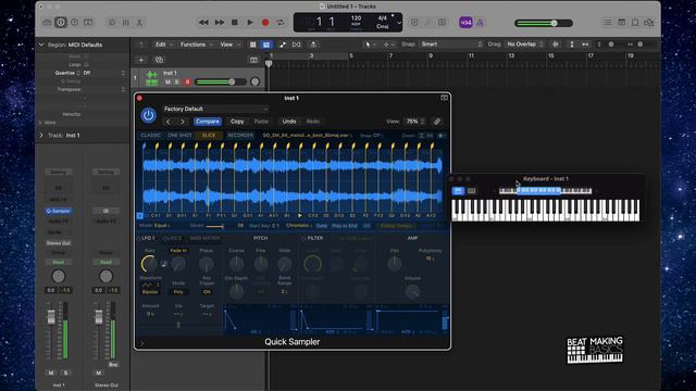The Quickest Way To Chop Samples In Logic Pro X смотреть онлайн