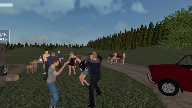 ТАНЦУЛЬКИ В СИМУЛЯТОРЕ РУССКОЙ ДЕРЕВНИ! Russian Village Simulator. #2021#деревня#лайк смотреть онлайн