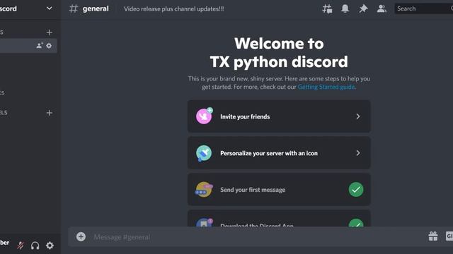 TX python discord server release. смотреть онлайн