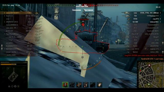 World of tanks. China T-34-2 смотреть онлайн