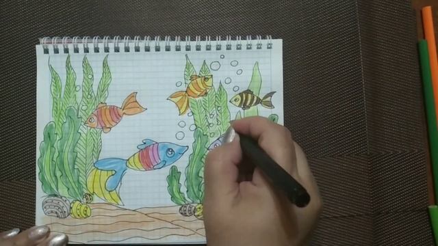 Подводный пейзаж. смотреть онлайн