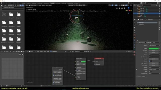 Blender tutorial for beginners. Octane render volumetric lighting. Scattering Medium смотреть онлайн