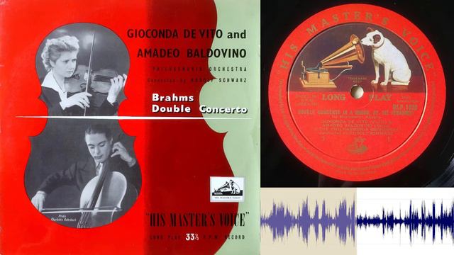 Brahms: Double Concerto (Gioconda De Vito ; Baldovino; Schwarz) смотреть онлайн