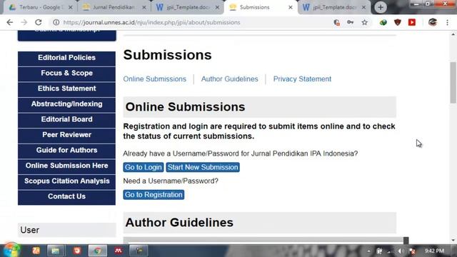 Cara Submit Artikel Pada Jurnal JPII Unnes смотреть онлайн