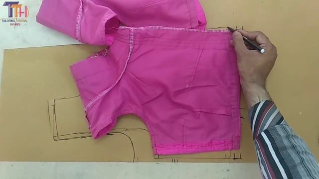 4 taks blouse cutting using measurement blouse in Gujarati |DIY| смотреть онлайн