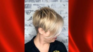 Стрижка ПИКСИ с косой челкой для ЖЕНЩИН ПОСЛЕ 45 лет в 2021 году.