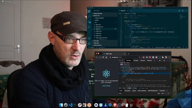 APPRENDRE REACT AVEC TYPESCRIPT : les premiers pas, les composants, paramètres, l'états & useState смотреть онлайн