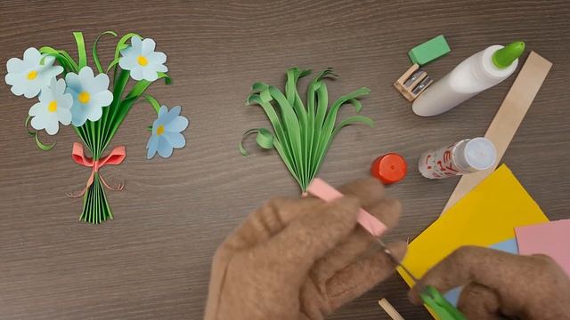 Hey Hey Mokykla ŽIBUOKLĖS (Kaip padaryti gražią pavasario žibuoklių puokštę Darbeliai vaikams) смотреть онлайн