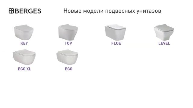 Унитаз Berges Wasserhaus Ego XL 082118 подвесной, безободковый, с сиденьем микролифт, цвет белый смотреть онлайн