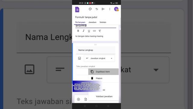 CARA MEMBUAT GOOGLE FORMULIR DI ANDROID смотреть онлайн