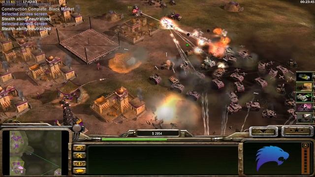 Insane Defcon FFA - Undercover Pro Game - Generals Zero Hour смотреть онлайн