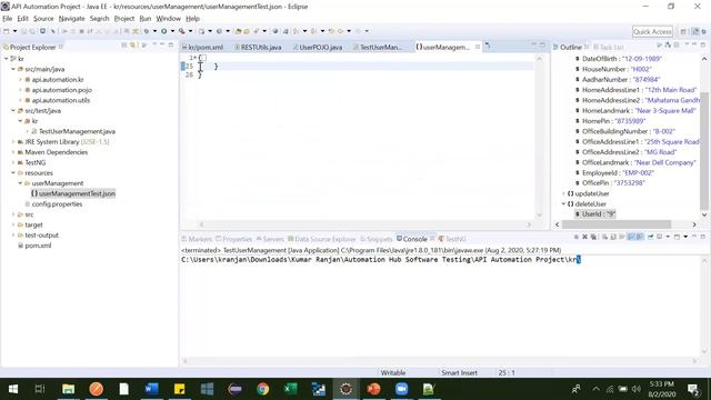 30. API Automation Framework - Reading Resource File Test Data File,REST, API Automation Playlist смотреть онлайн