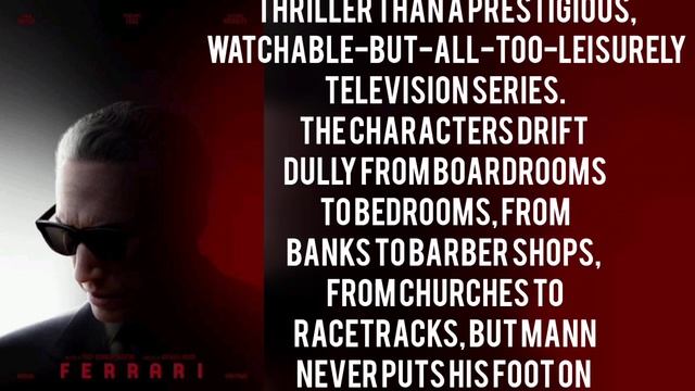 Ferrari (2023) Movie Review in English смотреть онлайн