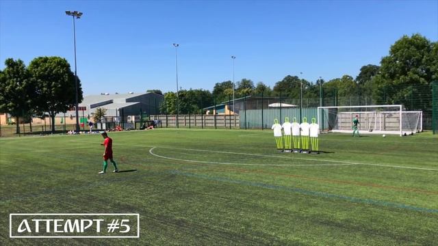 CRISTIANO RONALDO FREE KICK CHALLENGE смотреть онлайн